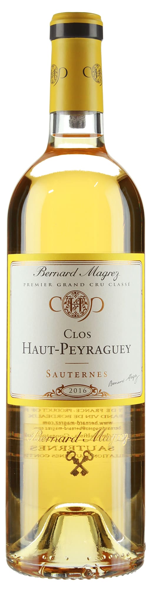Sauternes 1er grand cru classé Clos Haut-Peyraguey Bernard Magrez - 2015 - 375ml